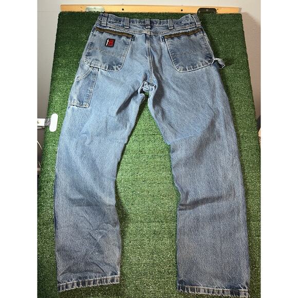 Wrangler Riggs Dura Shield Workwear Carpenter Utility Jeans Size 36x33 - Picture 9 of 13